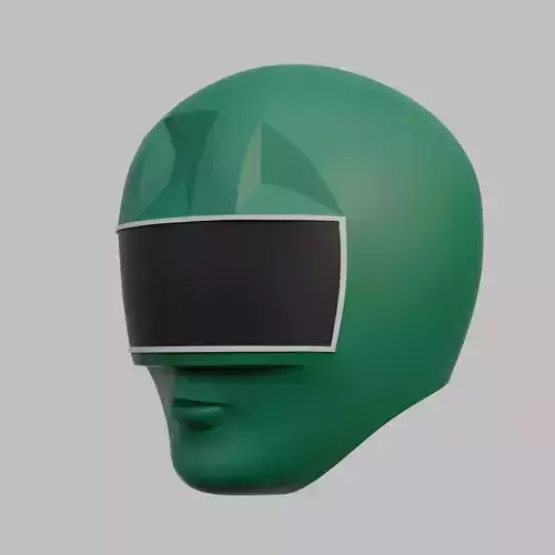 Green Chouriki Sentai Ohranger or Power Rangers Zeo wearable 3D print model