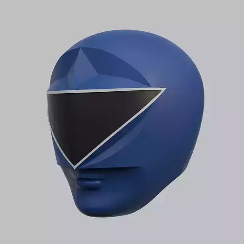 Blue Chouriki Sentai Ohranger or Power Rangers Zeo Blue Helmet 3D print model