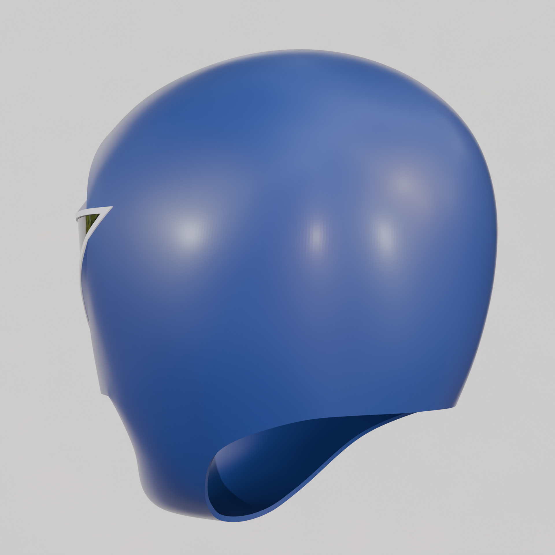 Blue Chouriki Sentai Ohranger or Power Rangers Zeo Blue Helmet 3D print model_8