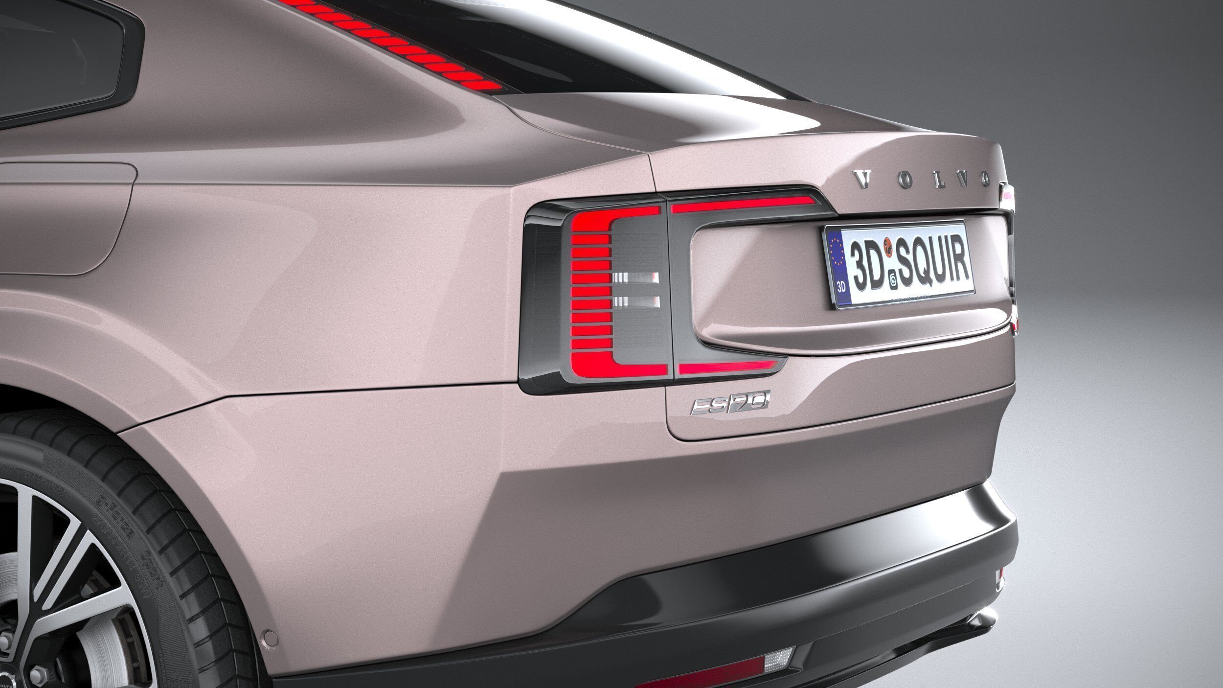 Volvo ES90 2026 3D model_6