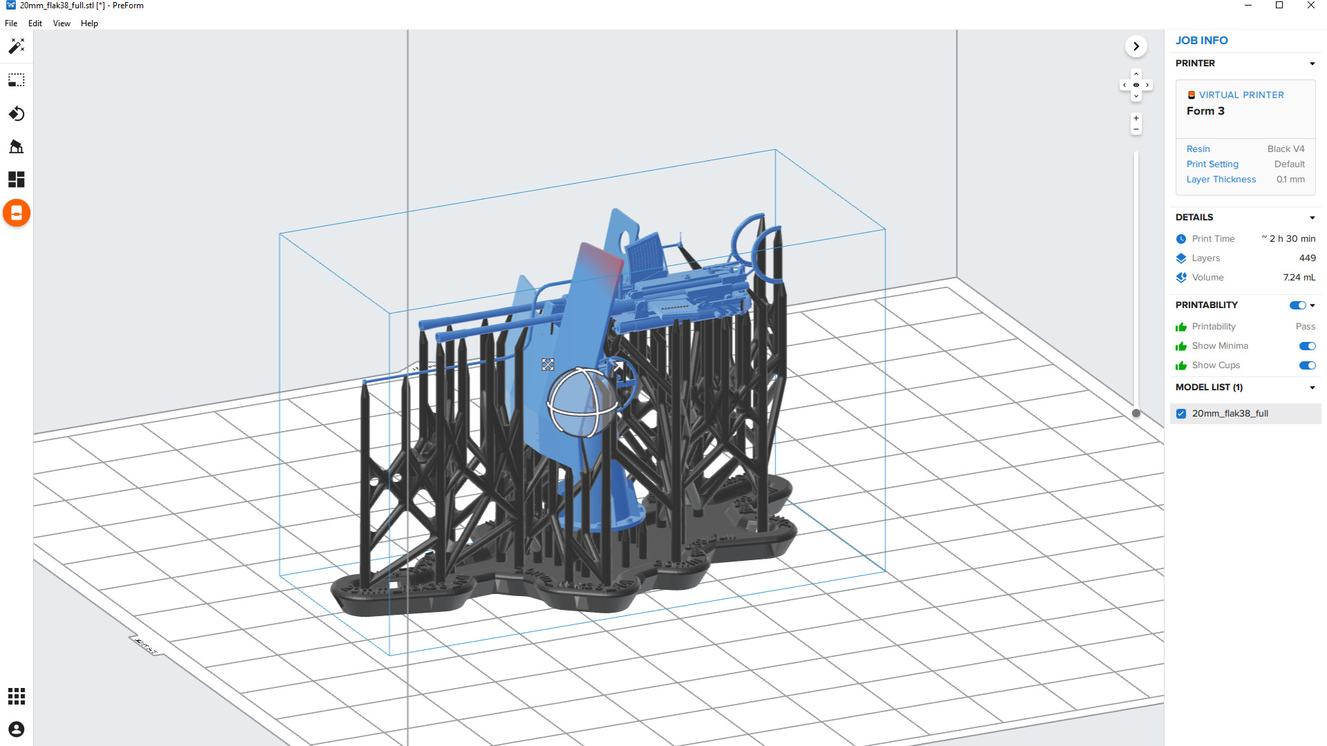 Flak 38 - Commercial license - 1-48 scale 3D print model_10