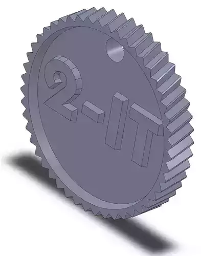 Round To It Keychain