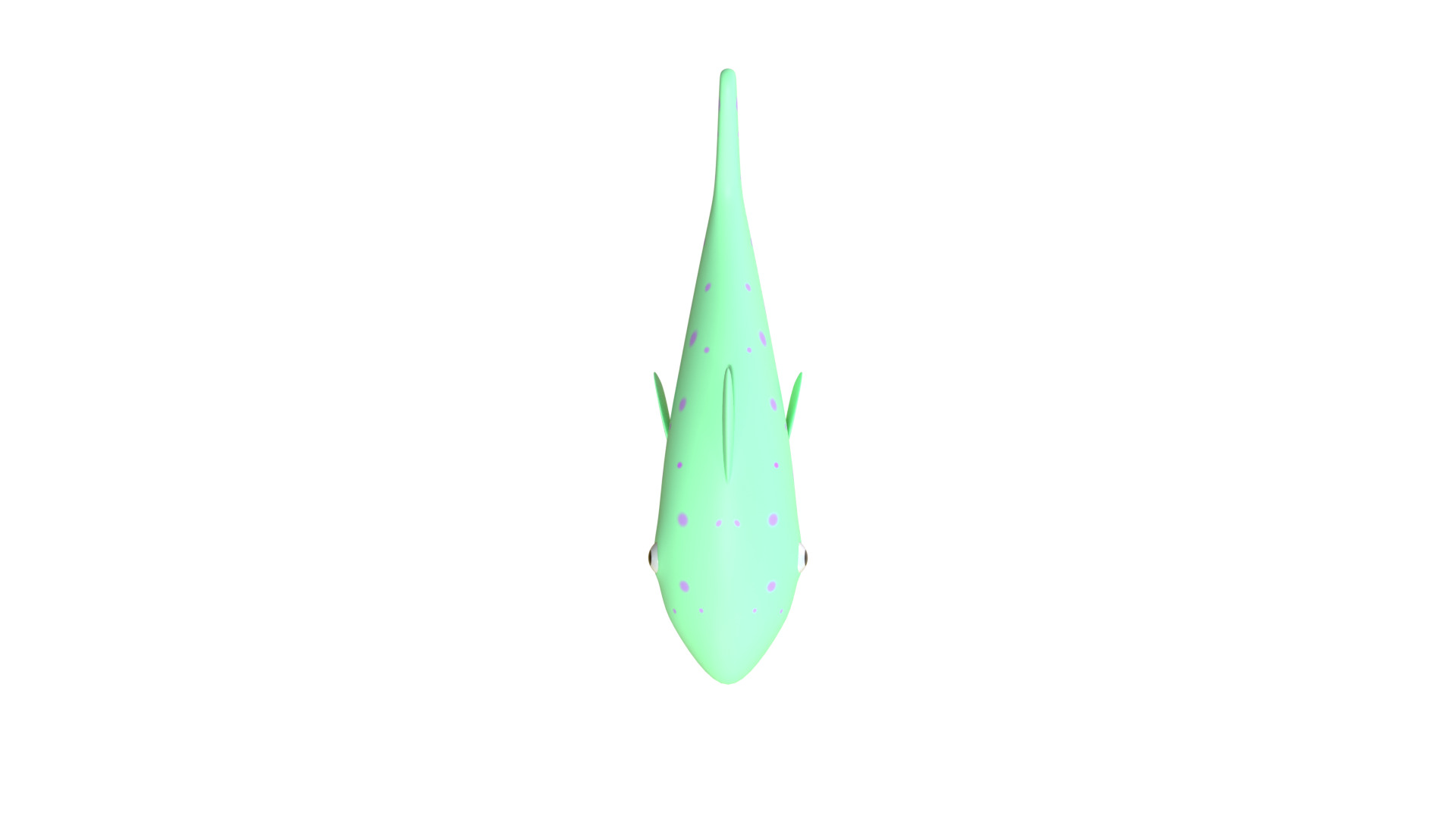 Cartoon Stylized Fish 3D Model 3D model_5