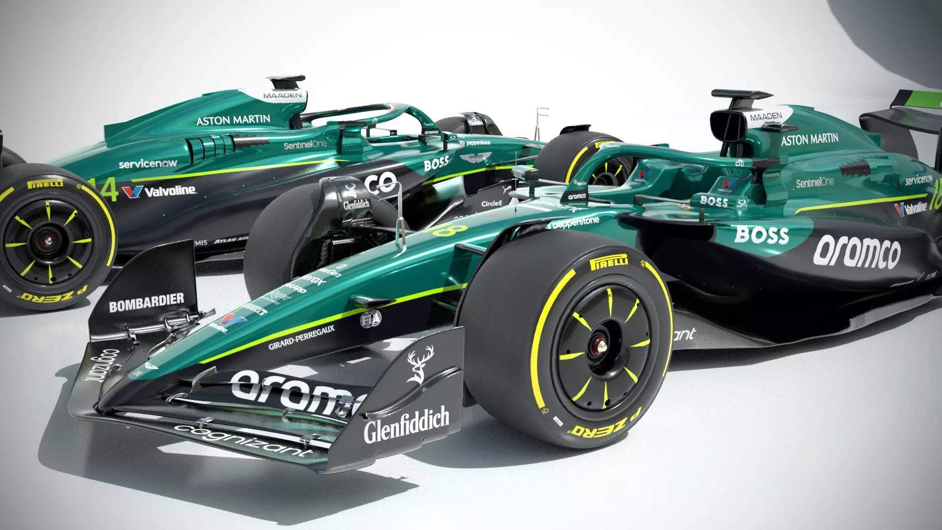 F1 AstonMartin AMR-25 2025 Low-poly 3D model_0