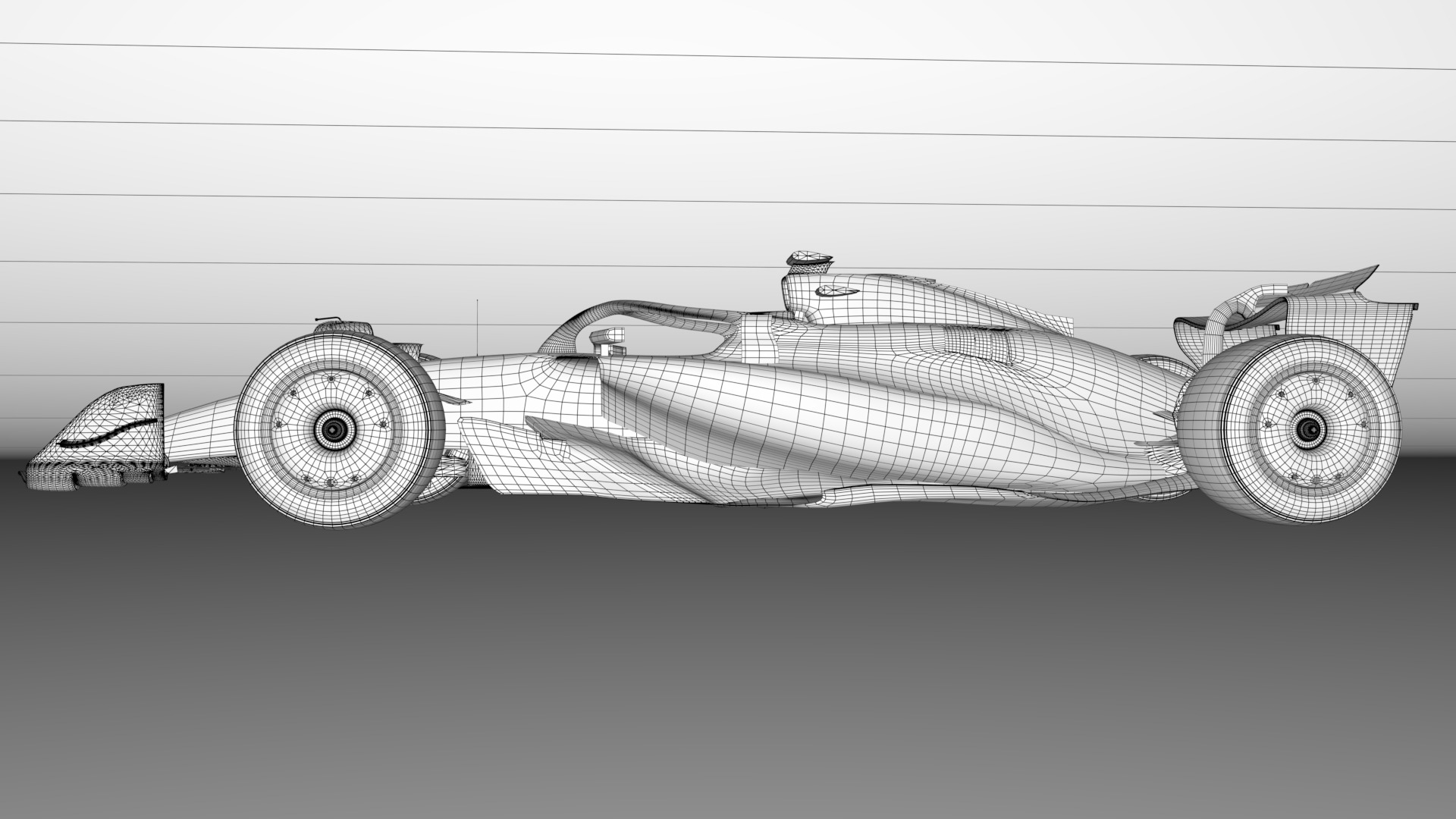 F1 AstonMartin AMR-25 2025 Low-poly 3D model_3