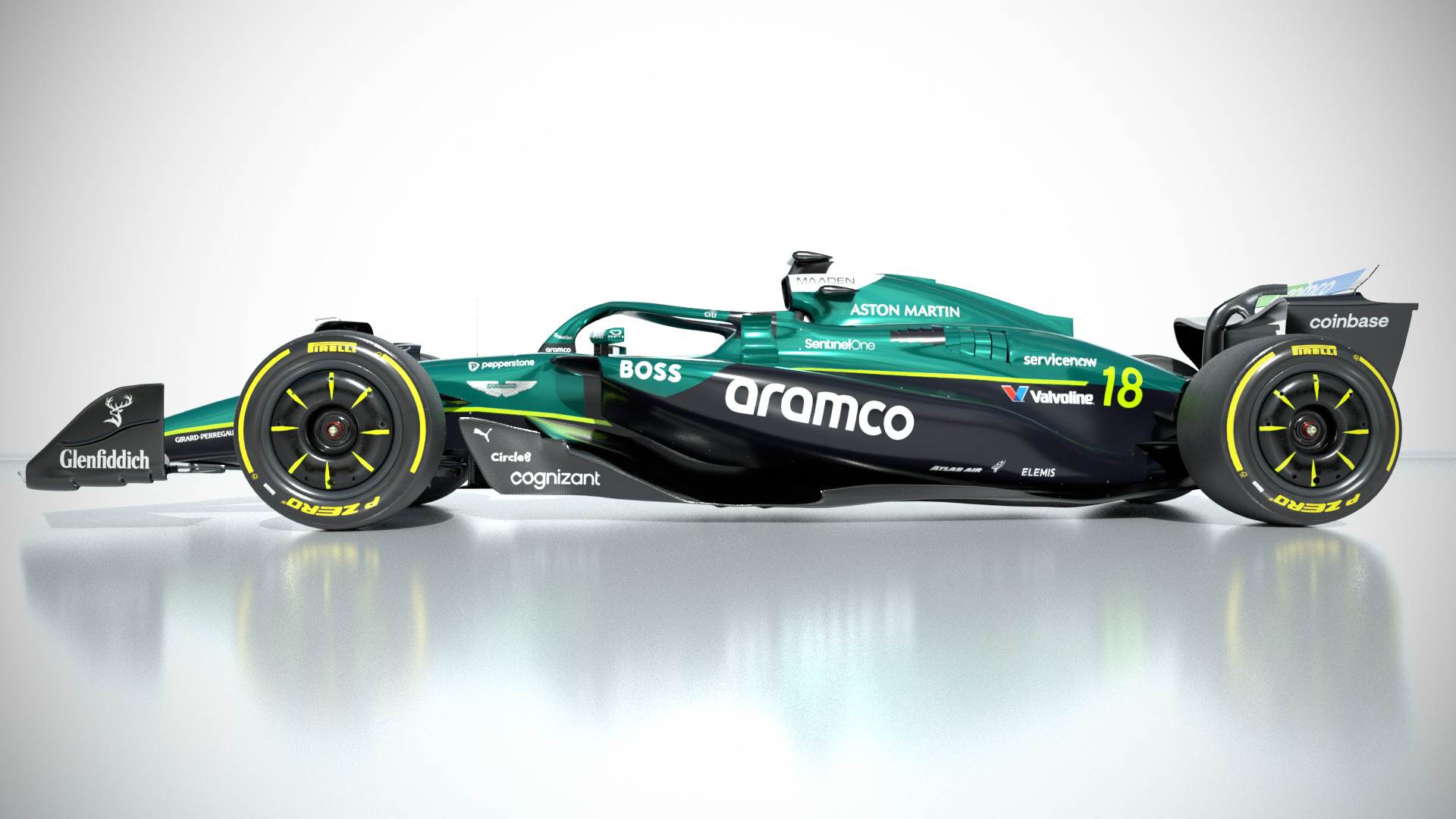 F1 AstonMartin AMR-25 2025 Low-poly 3D model_2