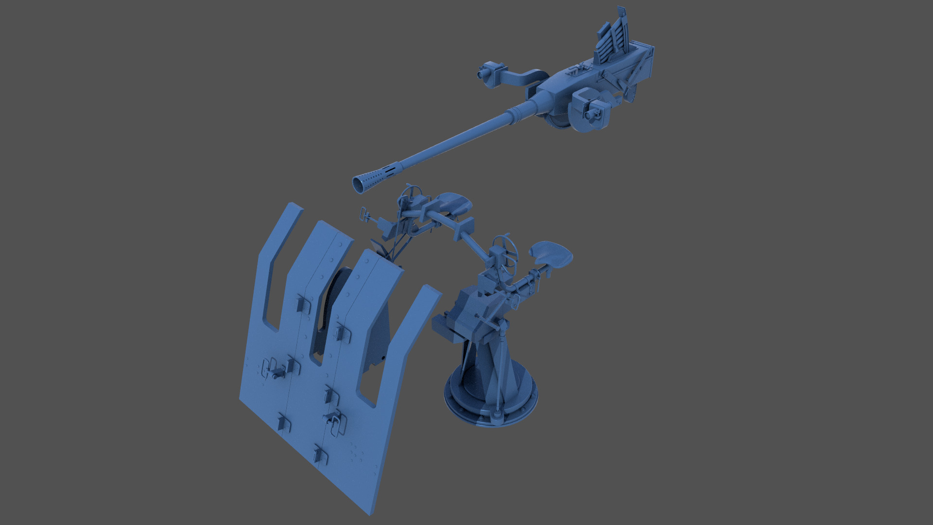Flak 42 - Commercial license - 1-48 scale 3D print model_6