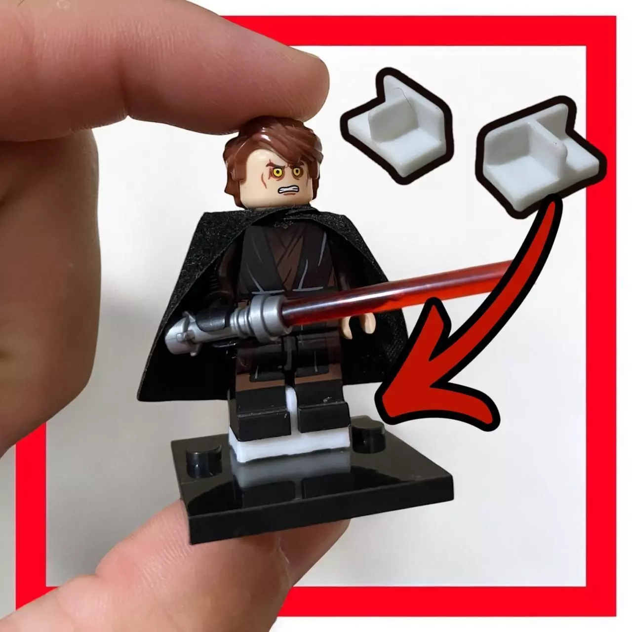 Stand for minifigure building blocks 3D print model