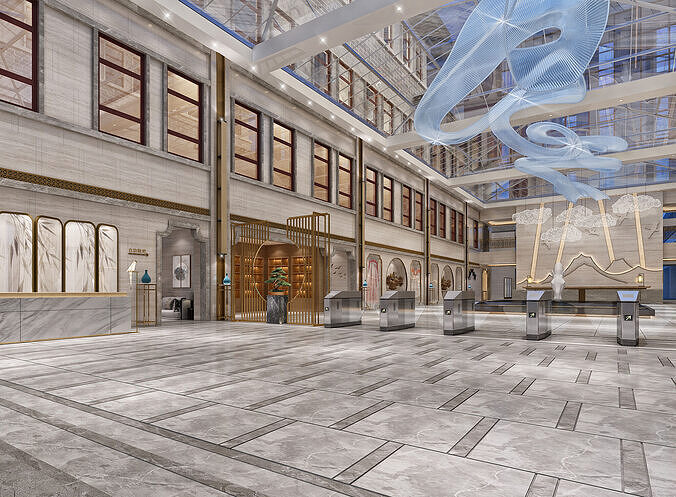 Reception 9 3D model
