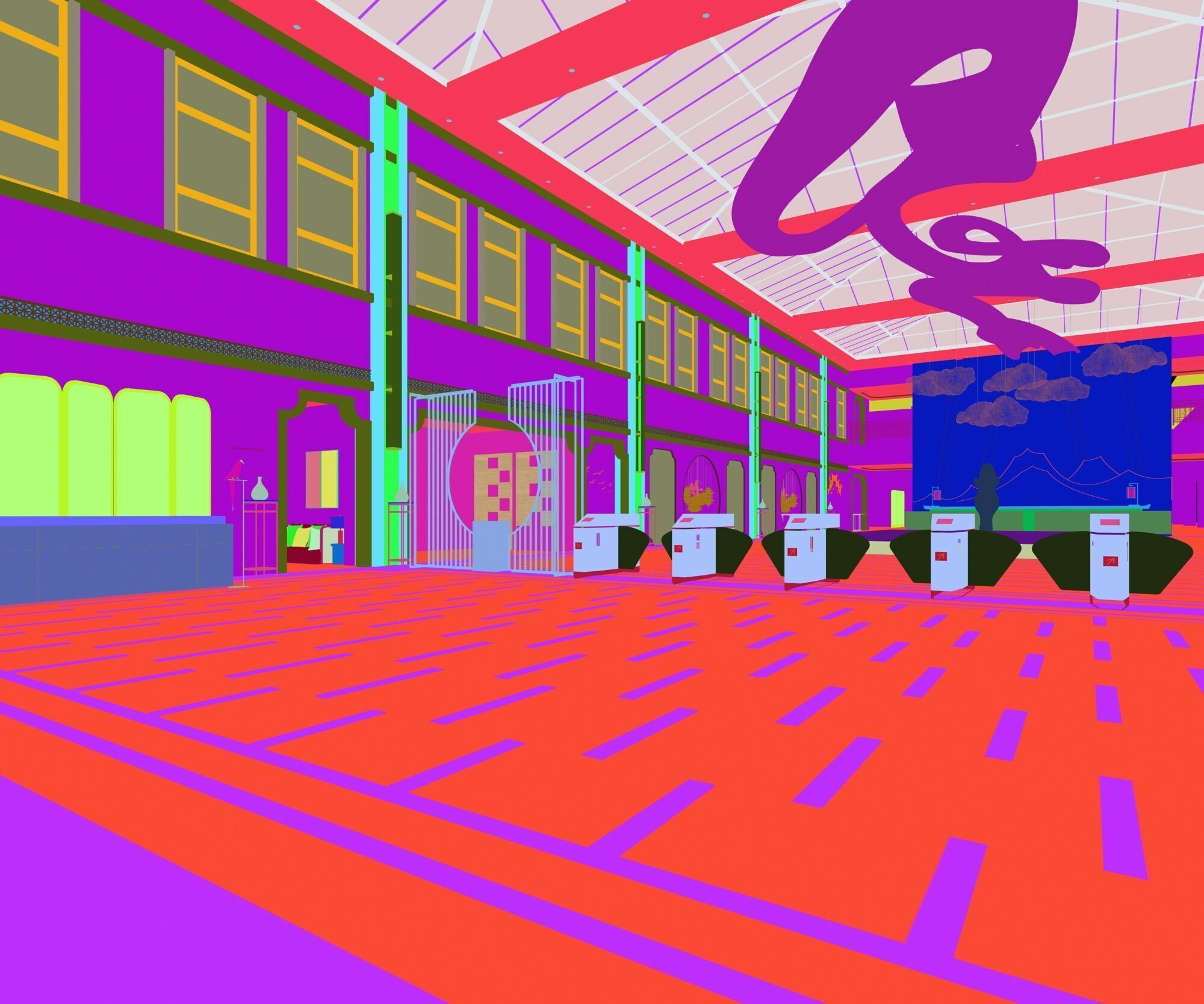 Reception 9 3D model_8