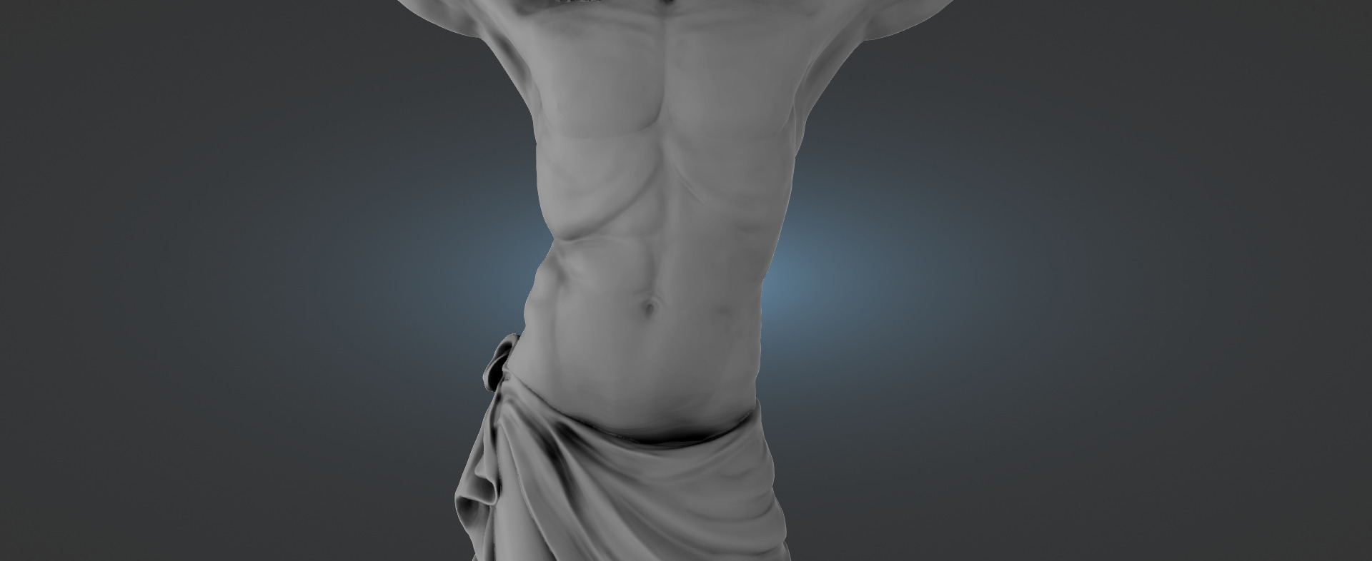 Realistic Jesus Christ Crucifix 3D Model 3D print model_6