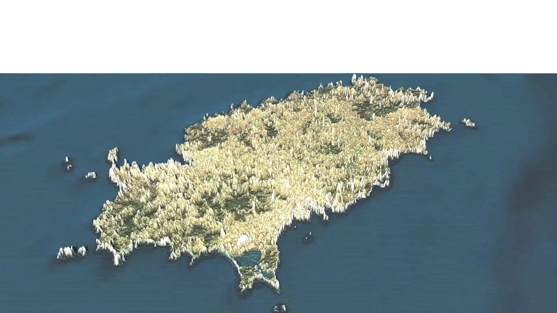 Island of Ibiza 3D model