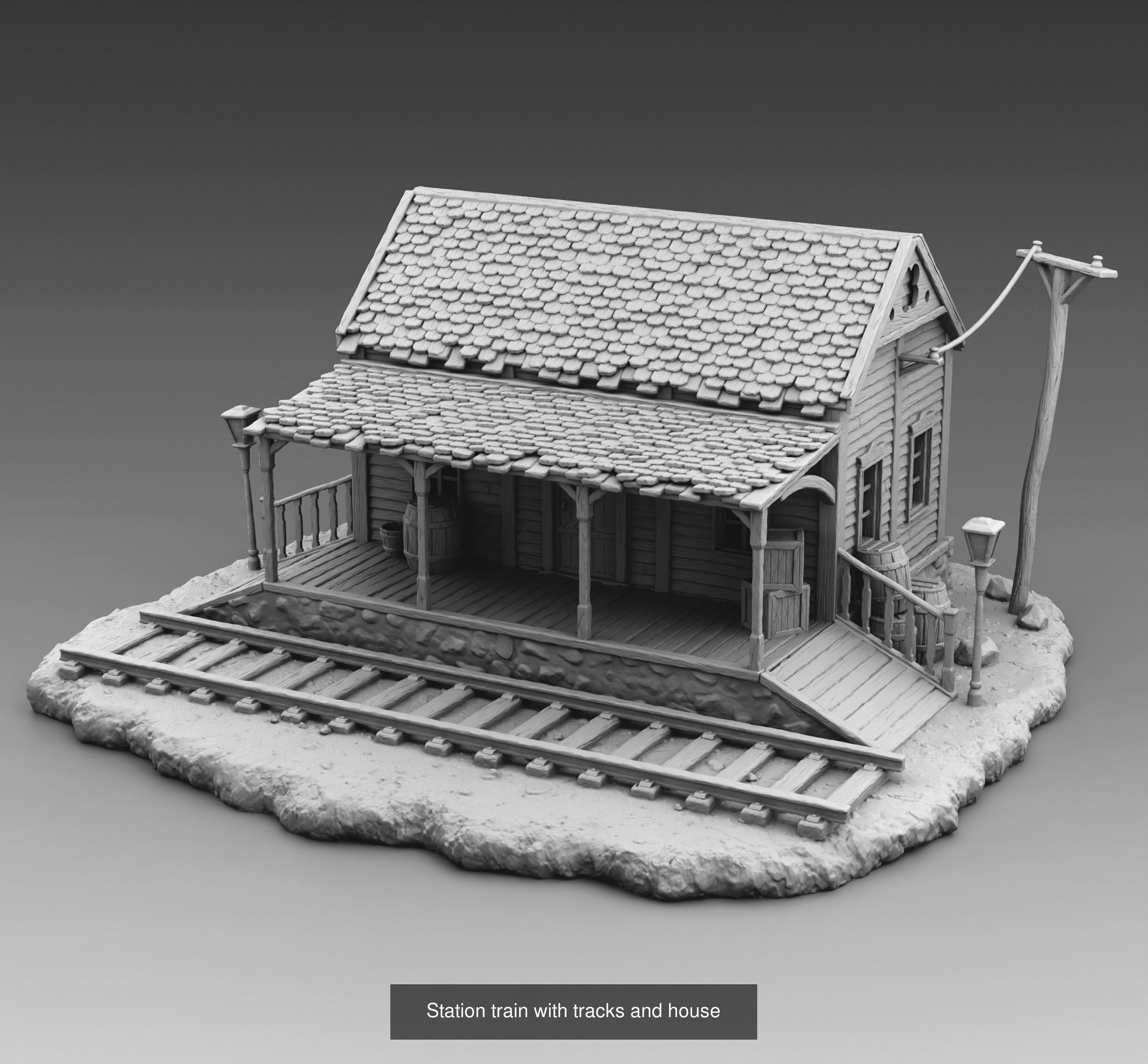 The Railway Apocalypse 3D Model Collection_2
