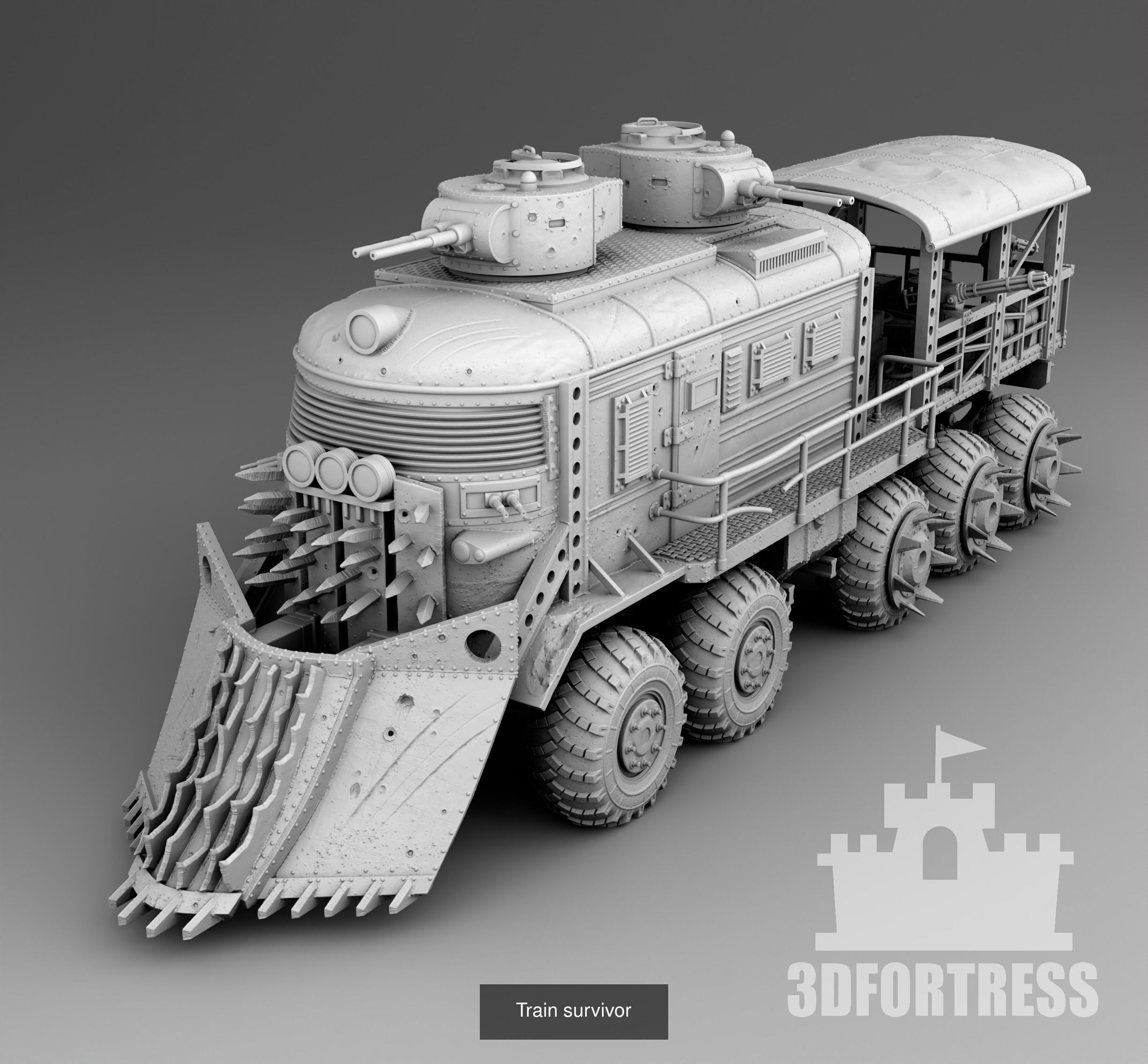The Railway Apocalypse 3D Model Collection_4