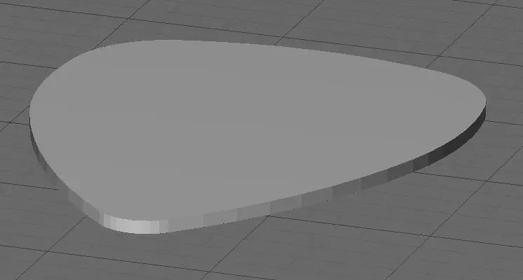 Guitar Pick 3D print model_0