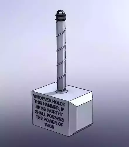 Hammer of Thor - Mjolnir 3D print model
