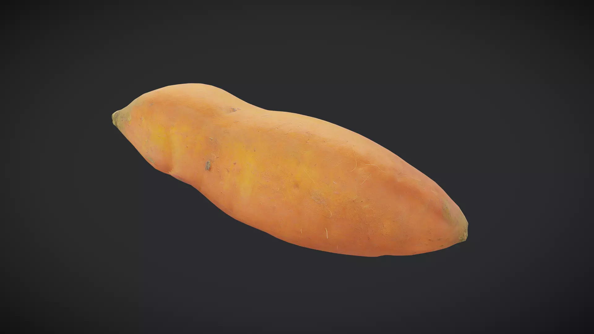 Sweet Potato Low-poly 3D model_0