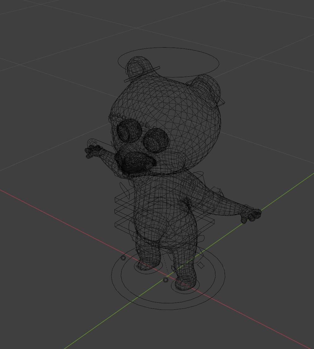 Baby Bear 3D Model Low-poly 3D model_7