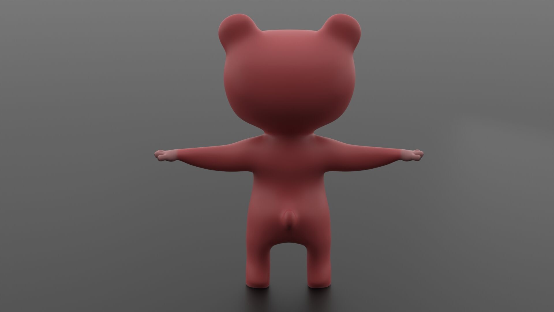 Baby Bear 3D Model Low-poly 3D model_3