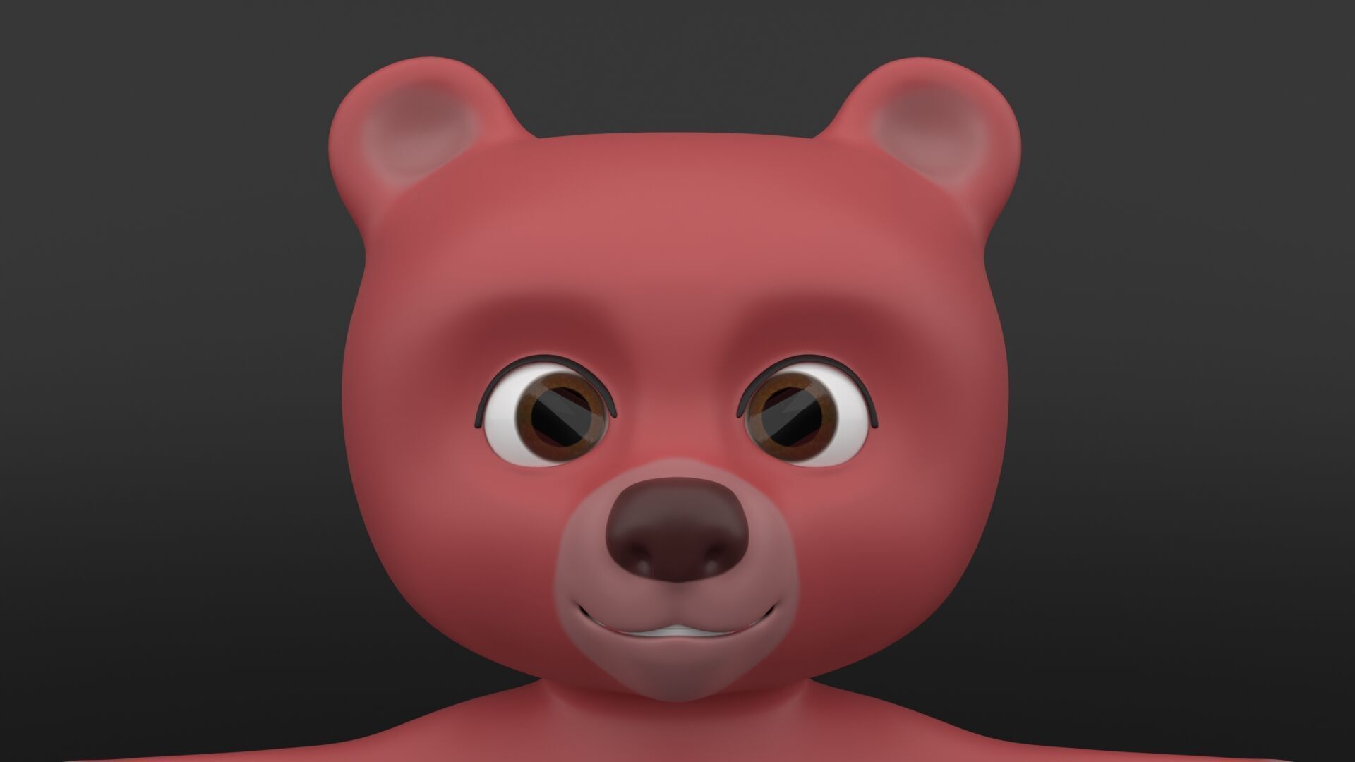 Baby Bear 3D Model Low-poly 3D model_1