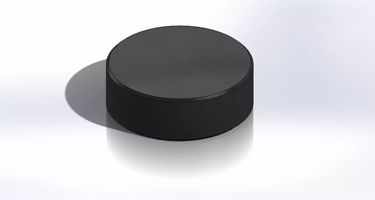 Hockey Puck 3D print model_0
