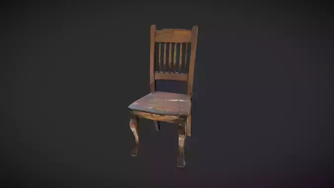 Decayed Wooden Chair