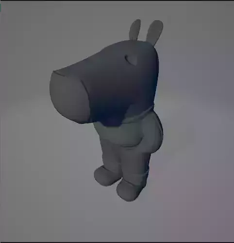 LOW POLY ANTHROPOMORPHIC CHARACTER