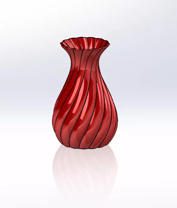 flower pot 3D print model_0