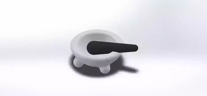Mortar and Pestle 3D print model