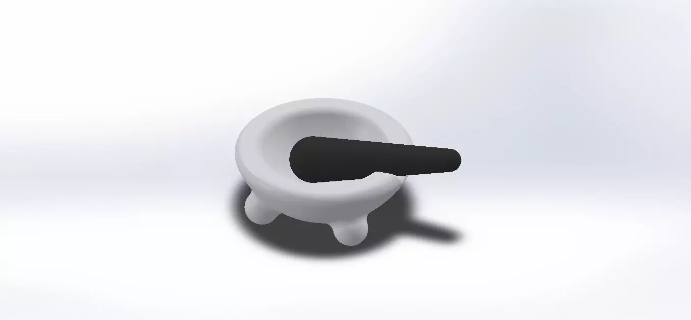 Mortar and Pestle 3D print model_0