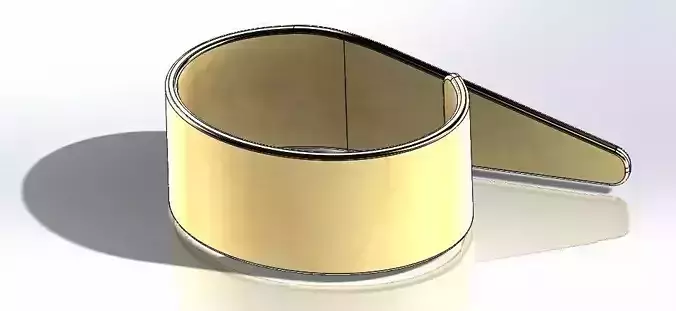 Thump Pick - Right 3D print model