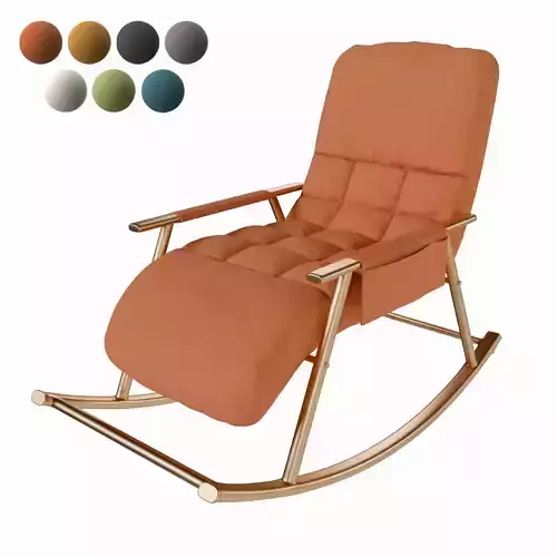 Fabric rocking chair