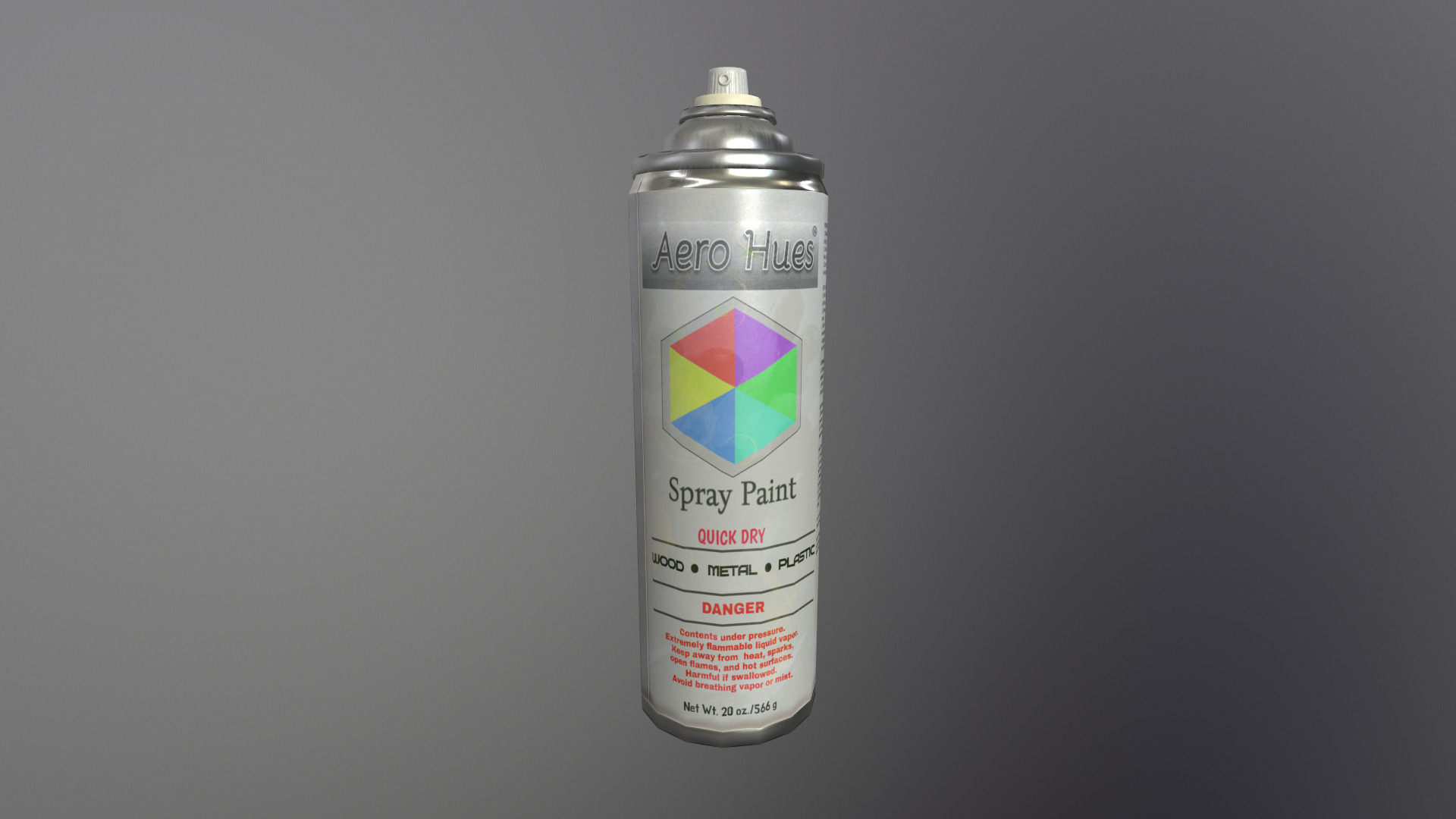 SprayCan Gameready Low-poly 3D model_2