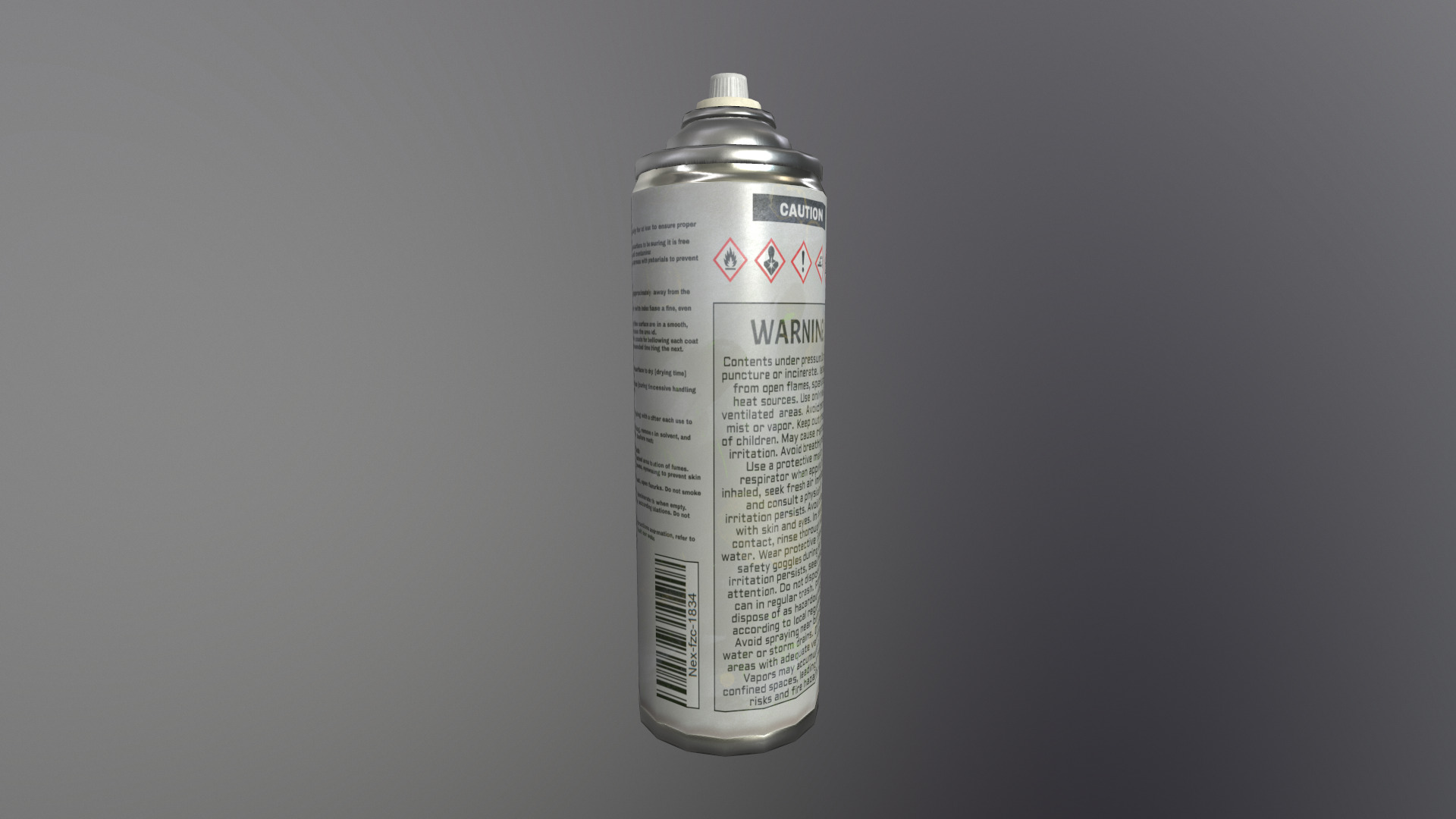 SprayCan Gameready Low-poly 3D model_4