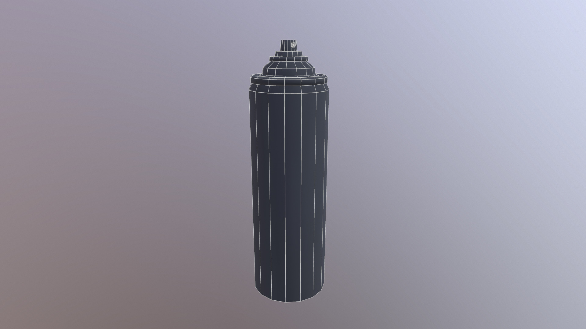SprayCan Gameready Low-poly 3D model_3