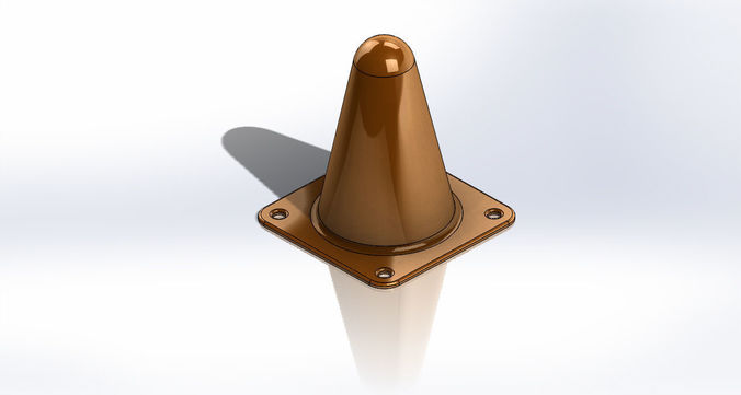 Traffic Cone 3D print model