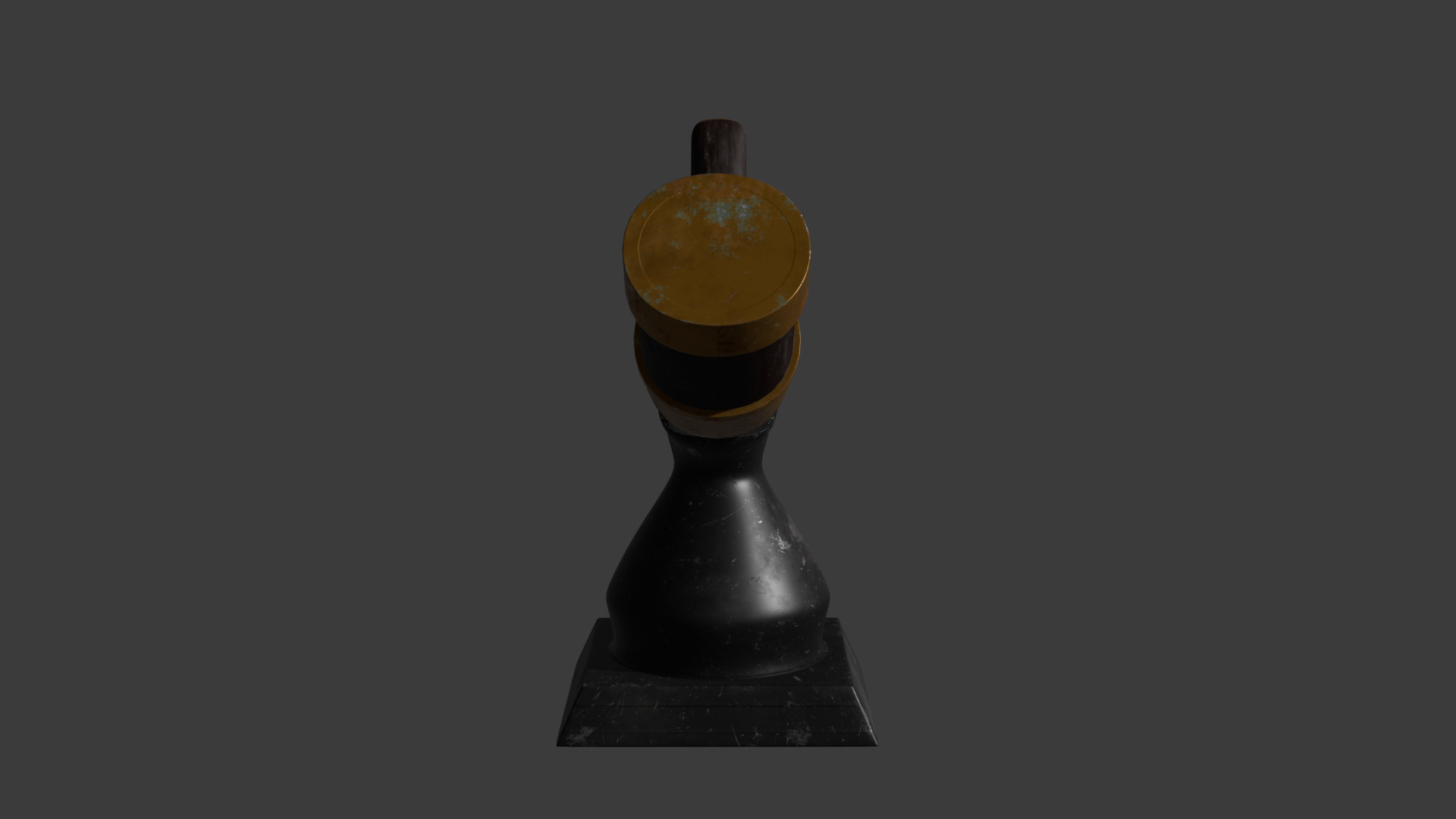 Rhinoceros Horn Low-poly 3D model_2