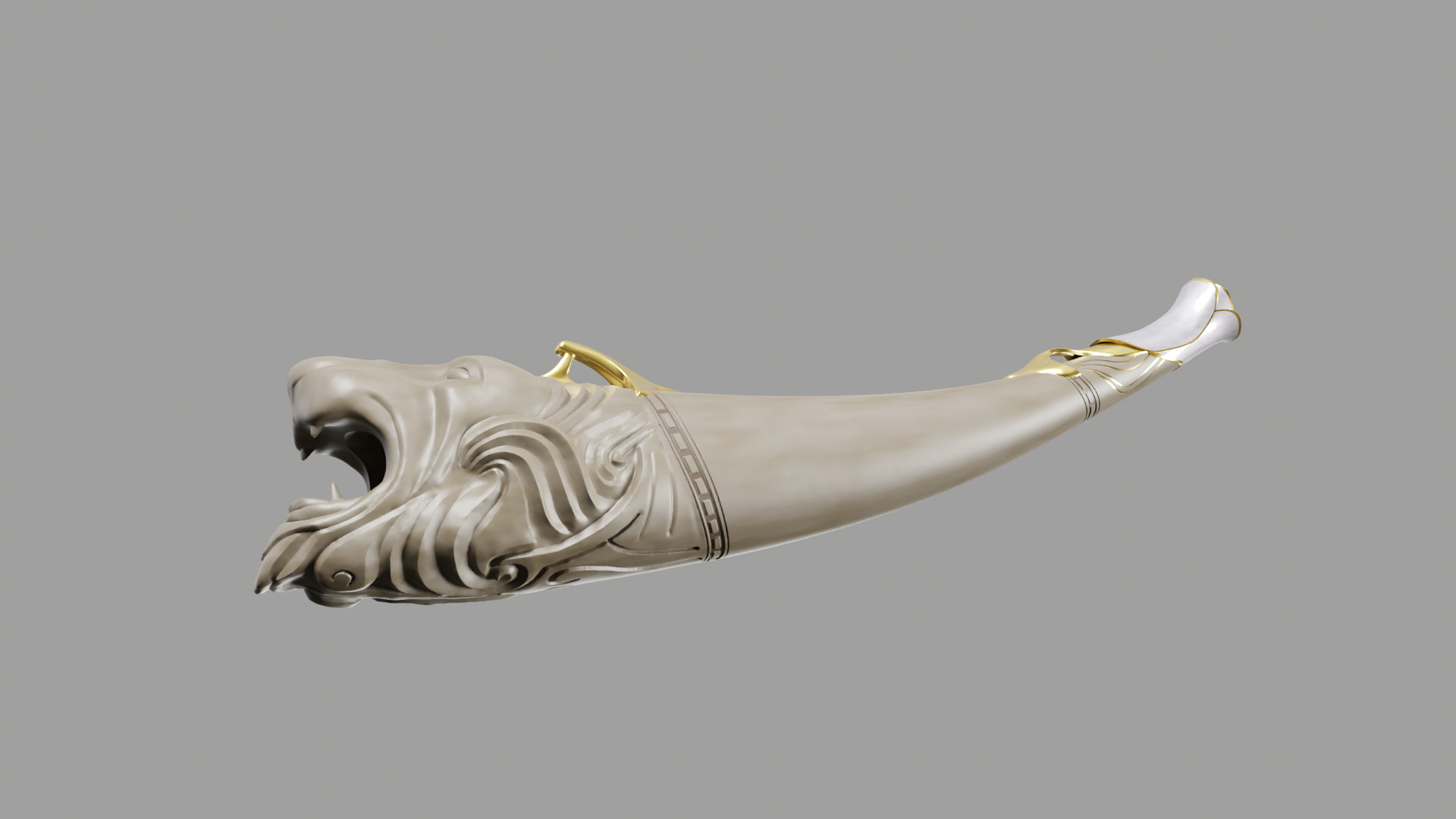 Susans Horn - Narnia  3D print model_4