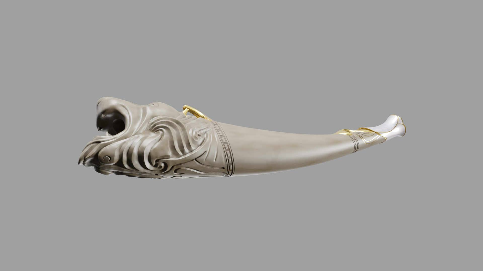Susans Horn - Narnia  3D print model_5