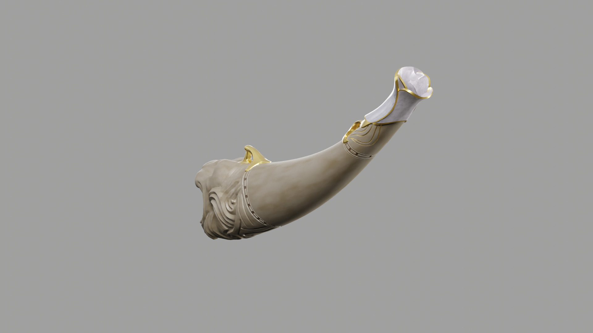 Susans Horn - Narnia  3D print model_2