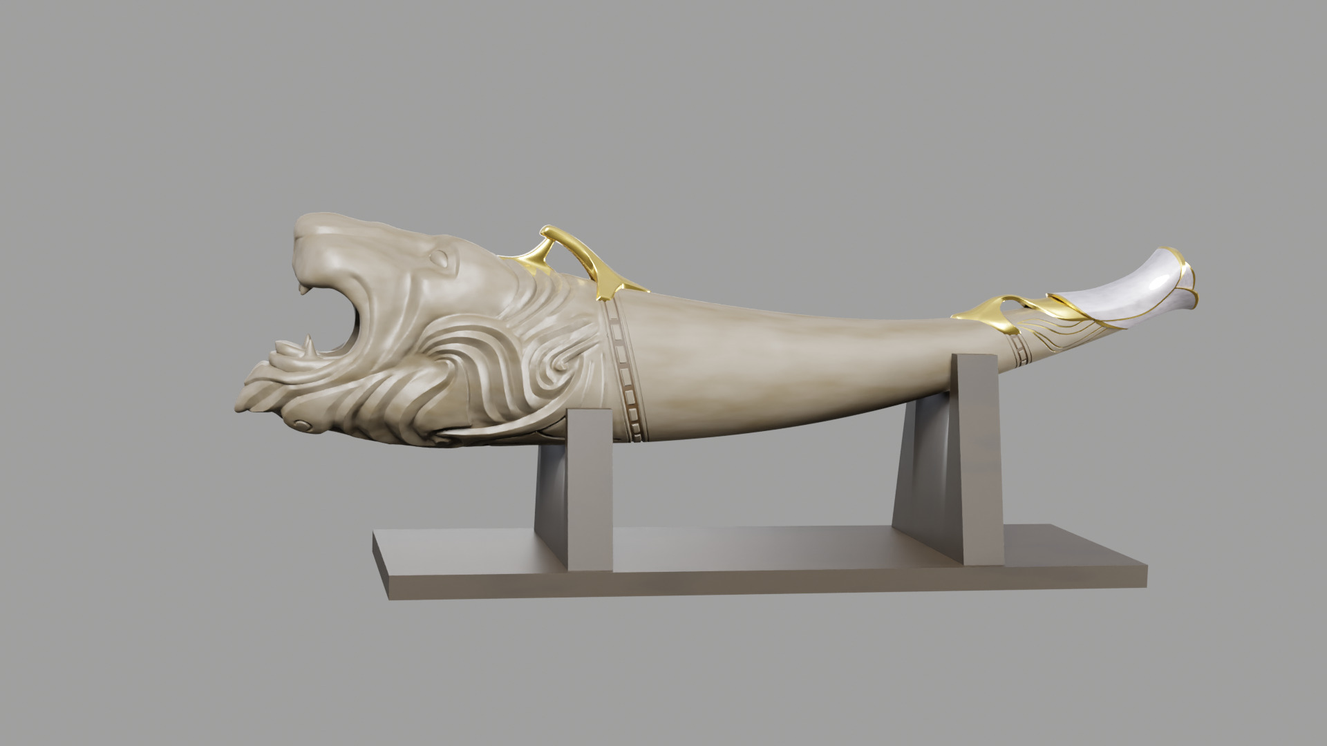 Susans Horn - Narnia  3D print model_6