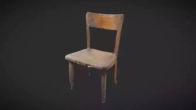 Decayed Wooden Chair 2