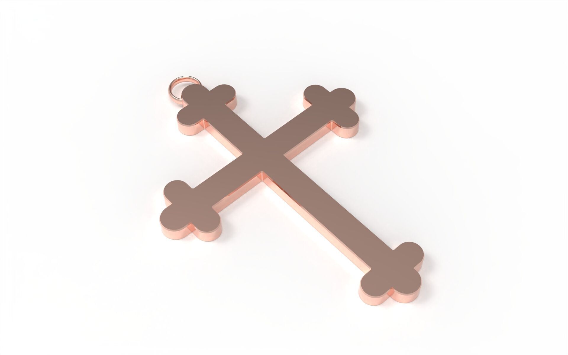 Old style Cross-no 5 3D print model_1