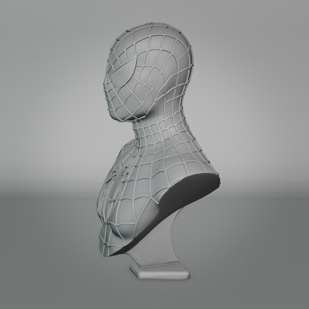 Spider-Man 2001 bust 3D print model_19