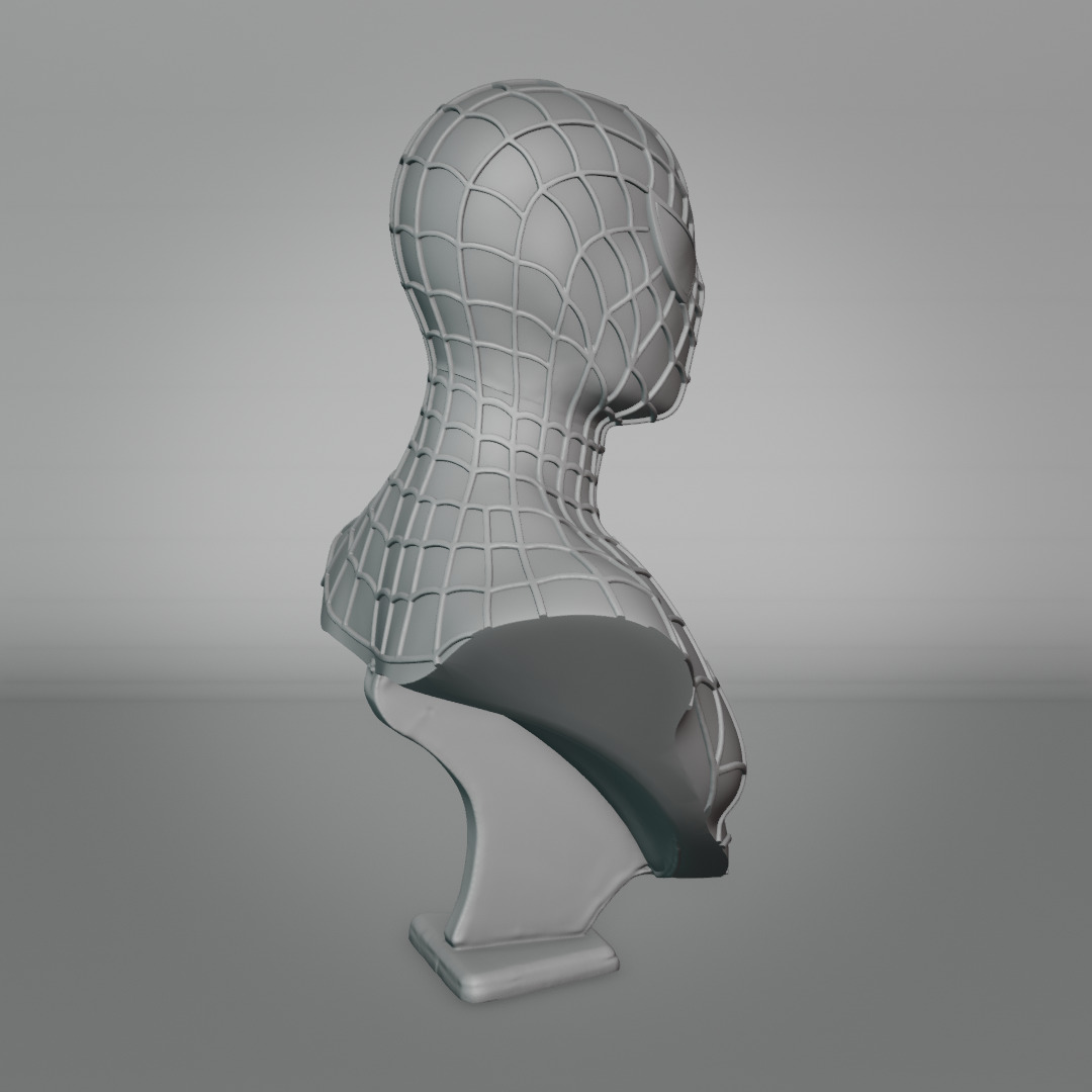 Spider-Man 2001 bust 3D print model_14