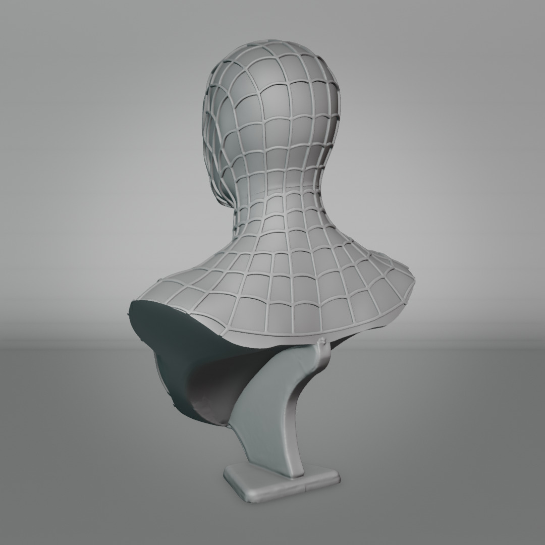 Spider-Man 2001 bust 3D print model_17