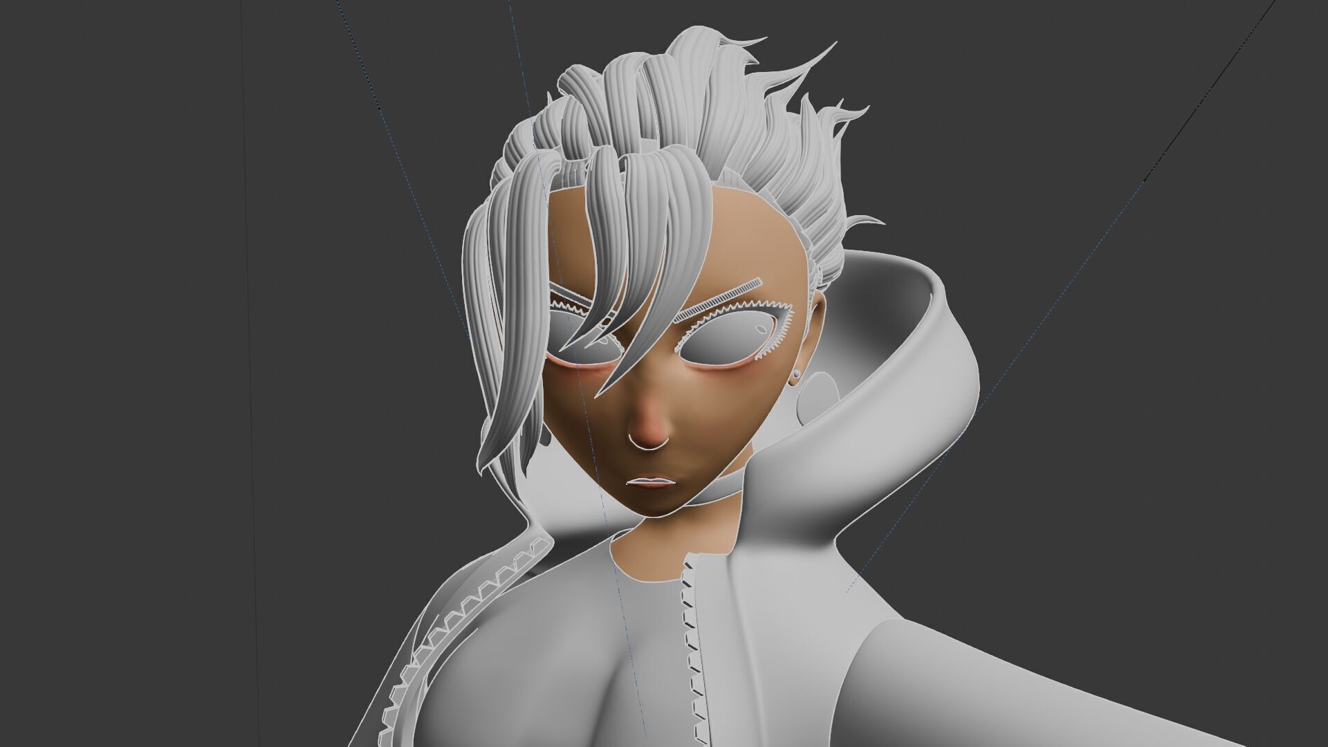Momo Ayase Character Sculpt 3D model_8