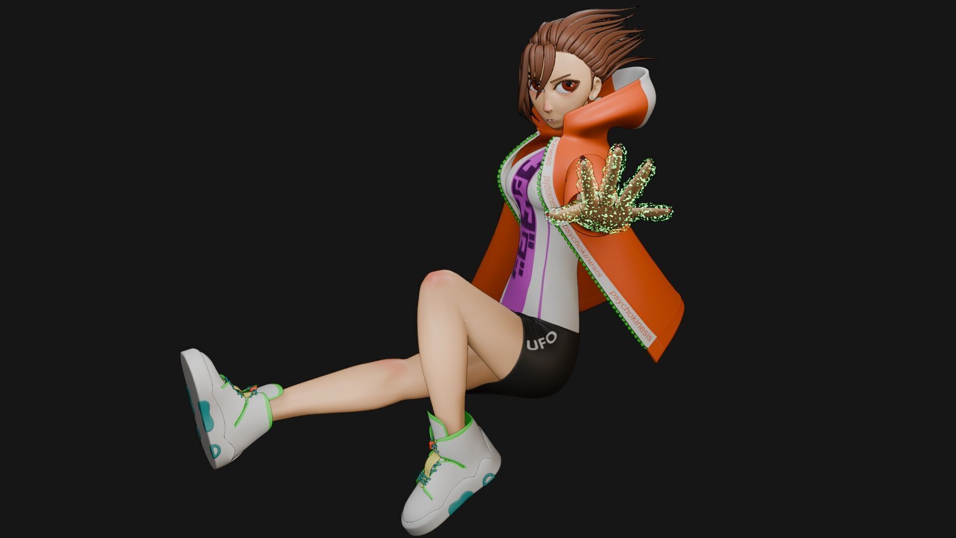 Momo Ayase Character Sculpt 3D model_1