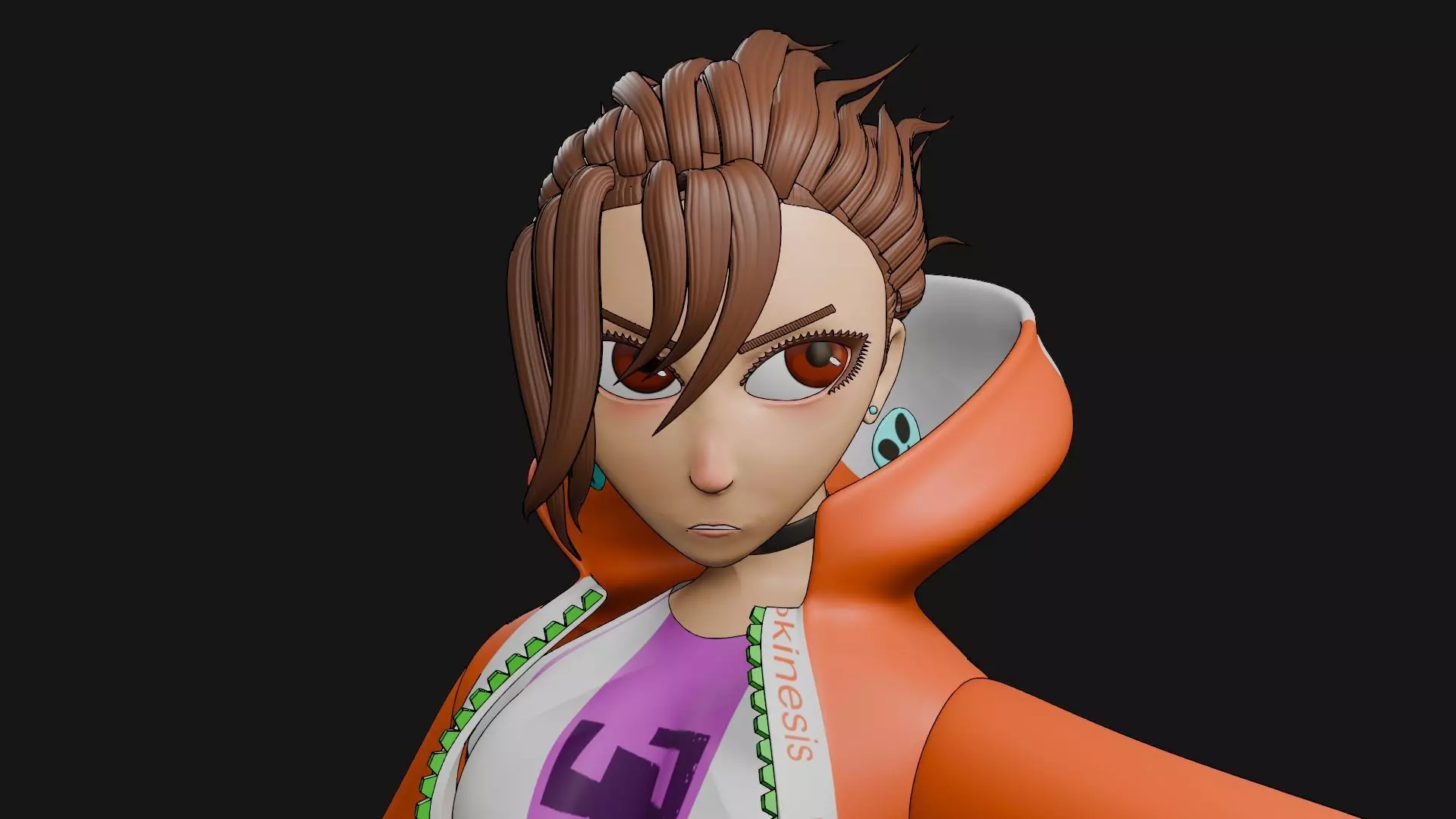 Momo Ayase Character Sculpt 3D model_0