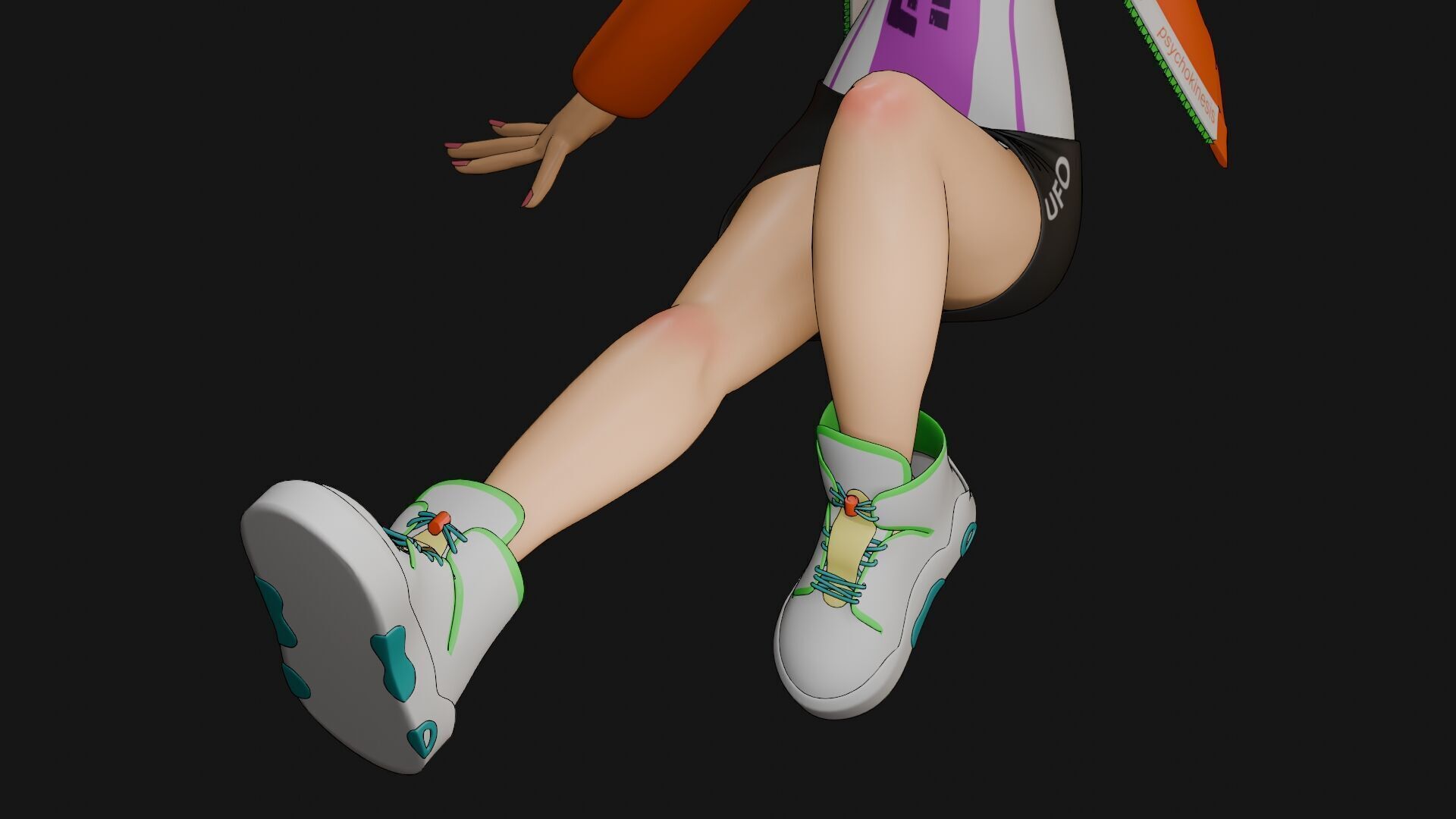 Momo Ayase Character Sculpt 3D model_4